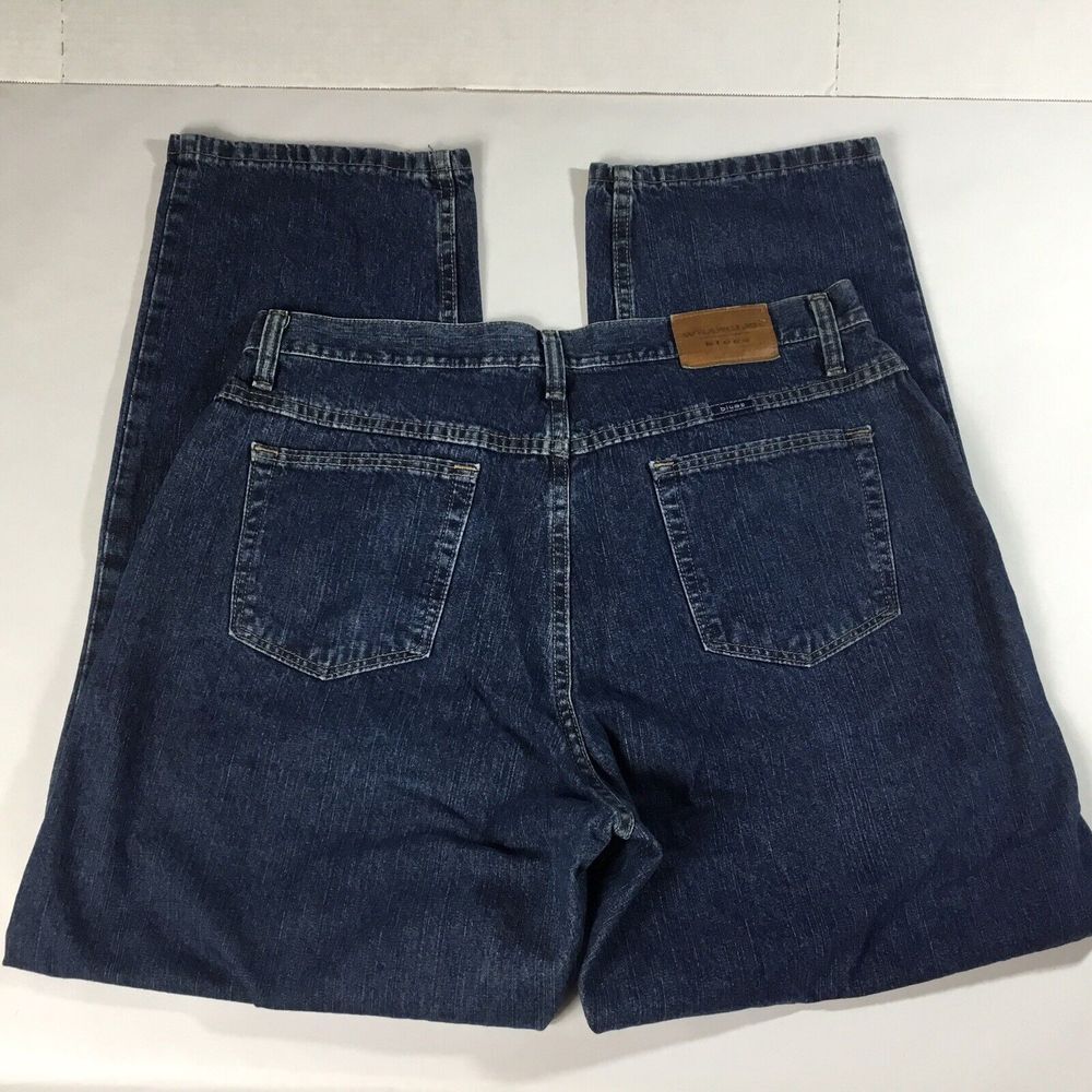 Wrangler Blues jeans stretch Denim Dark Wash Womens Size 14/30‎ inseam